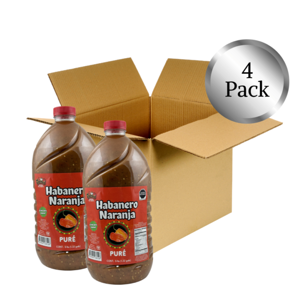 Puré de Habanero Naranja (4 Pack)