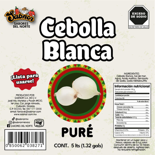 Puré de Cebolla Blanca