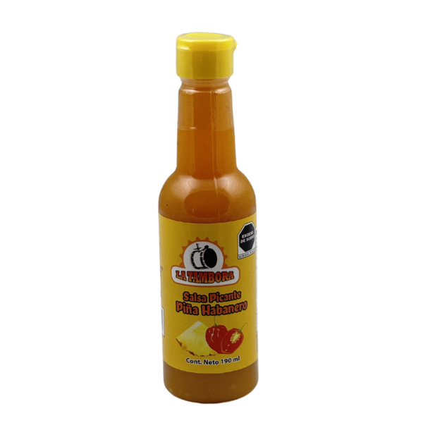 Salsa Piña Habanero 190ml Botella PET