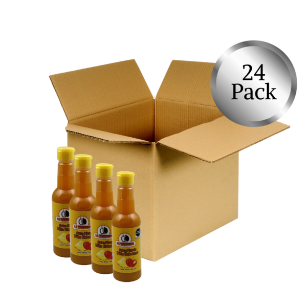 Salsa Piña Habanero 190ml Botella PET (Caja 24 Pzs)