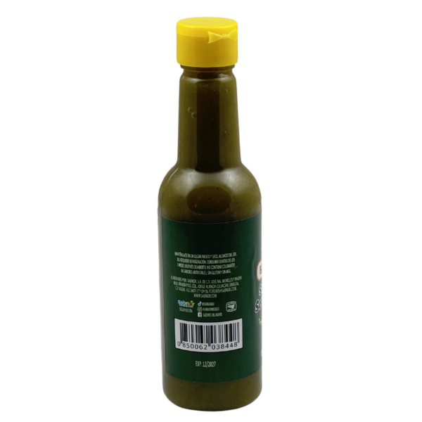 Salsa Serrano Verde 190ml Botella PET - Imagen 3